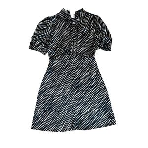 Betsey Johnson Black and White Midi Dress